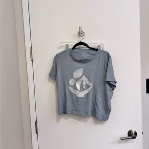 Fruit Bowl Graphic Softfade Cotton Boxy-Crop Tee